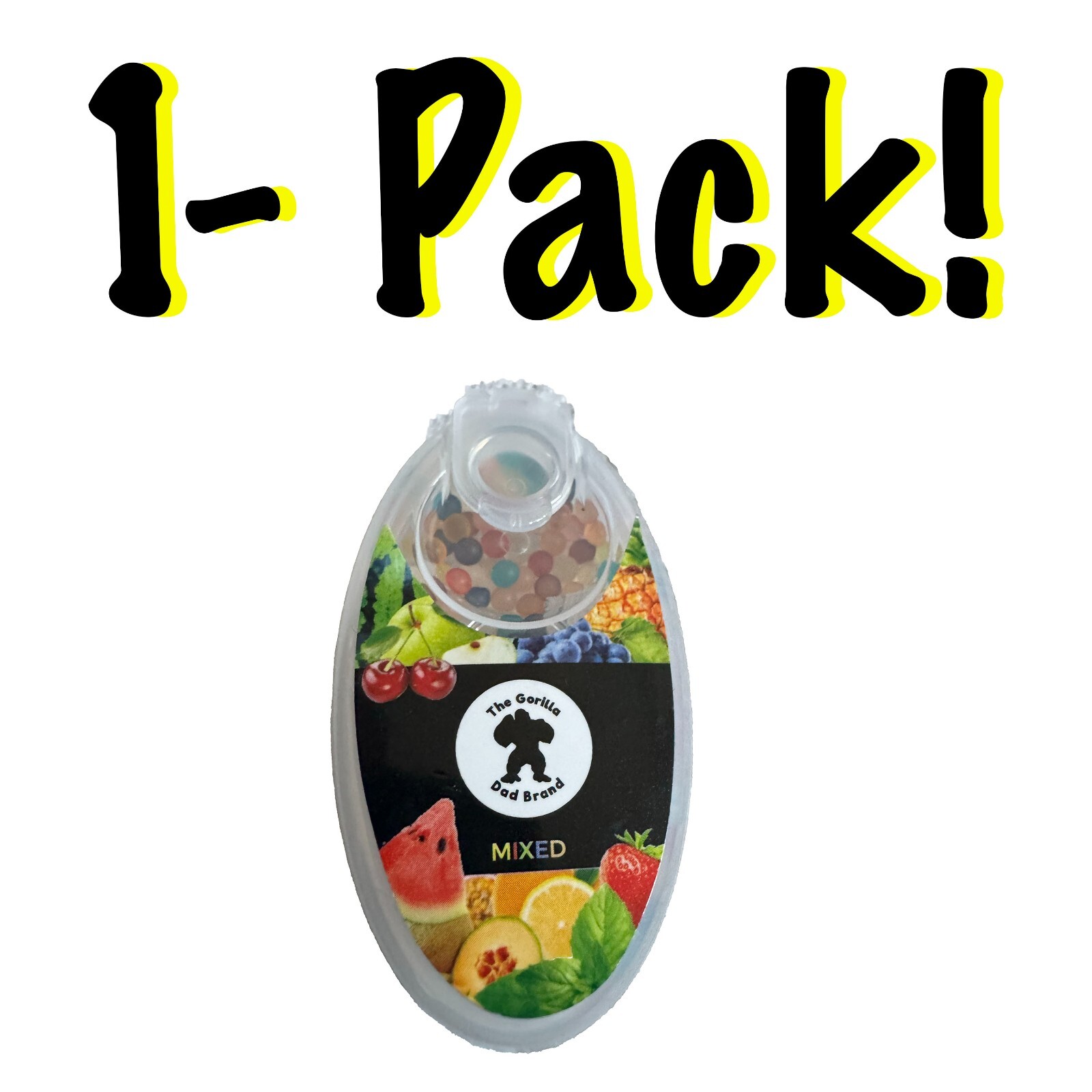 100 count Mixed Flavors burst beads (1 - Pack)