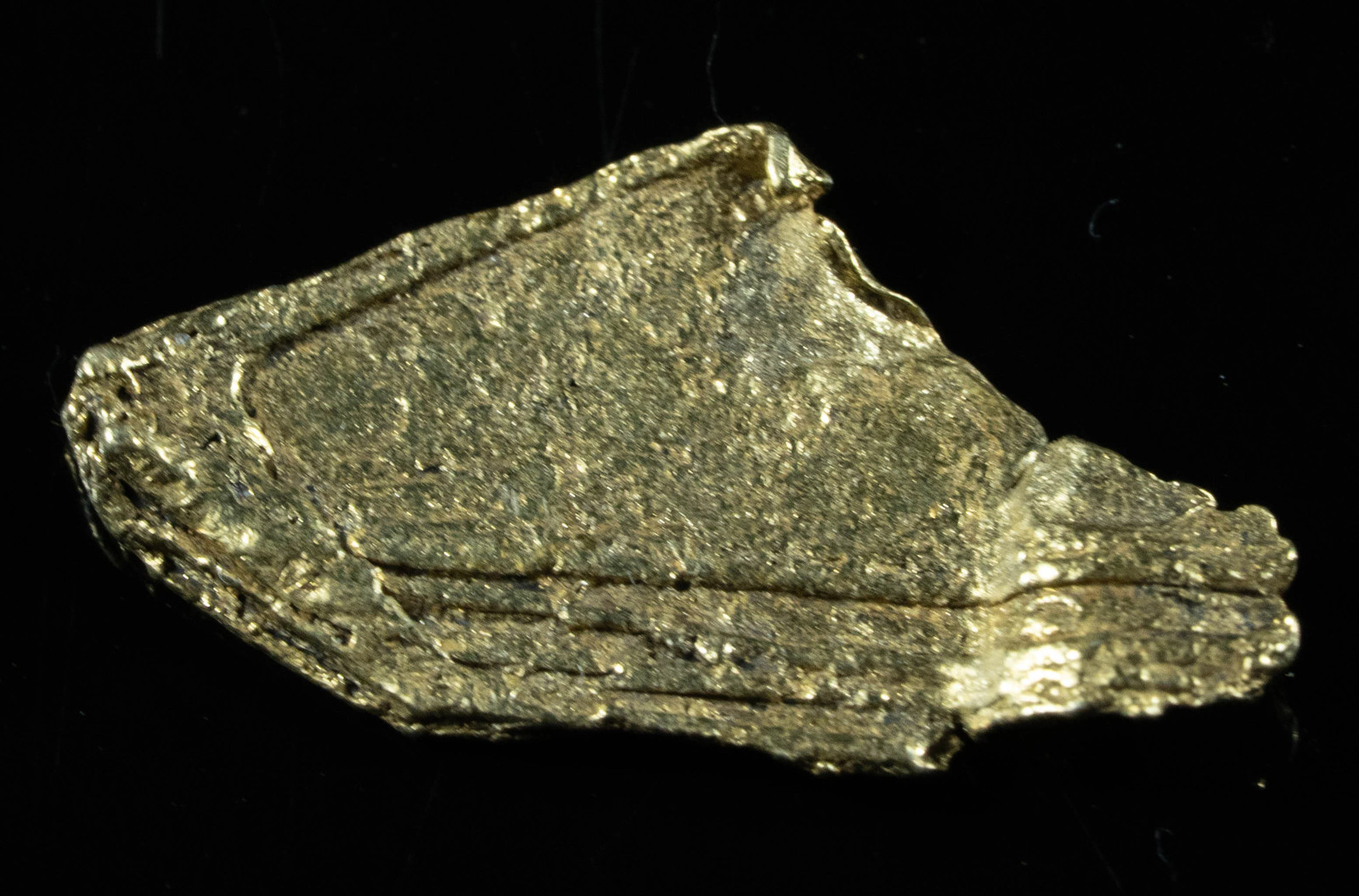 #10 Alaskan BC Leaf Exotic Shaped Gold Nugget 1.03 Grams