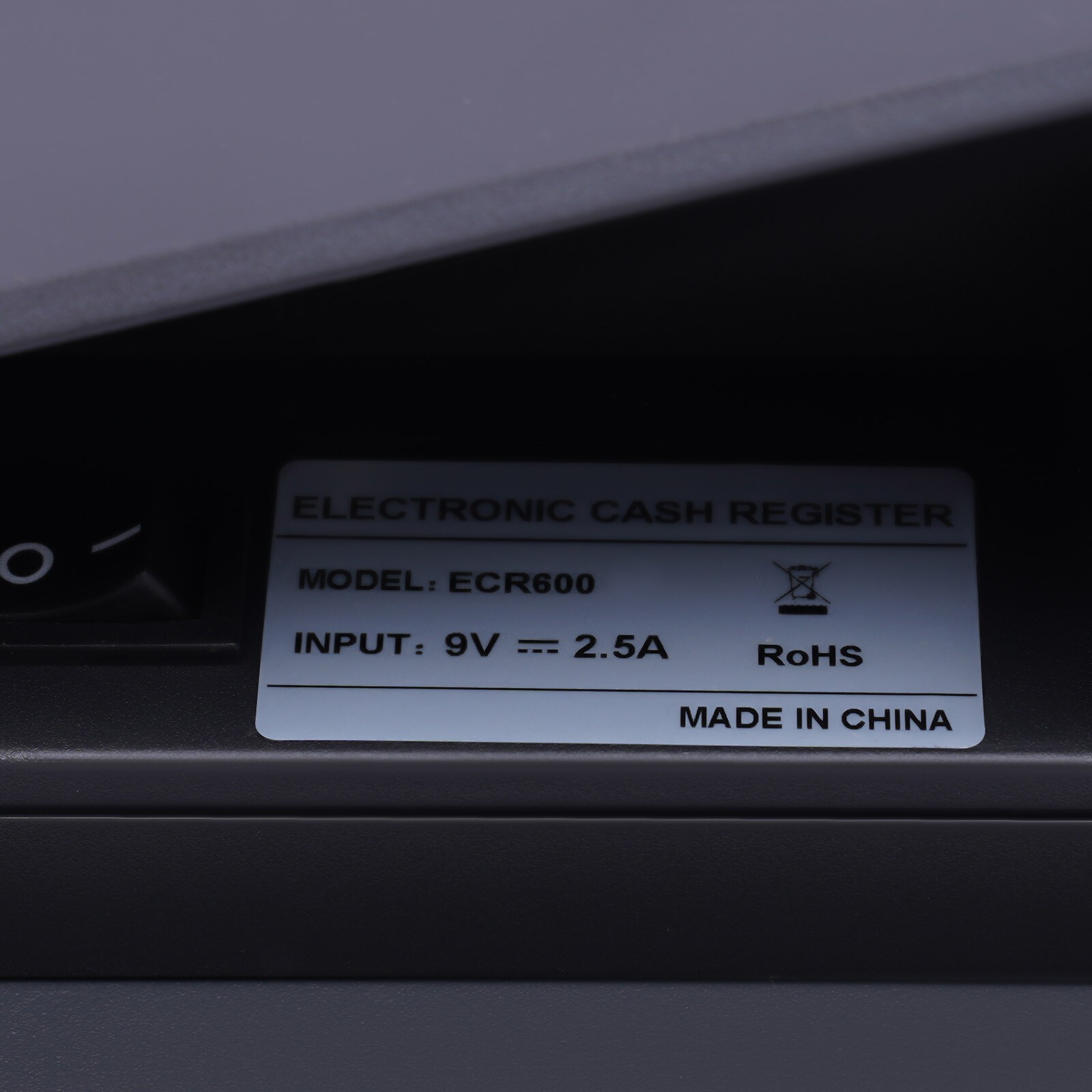 Used 38 Keys Electronic Cash Register Thermal Cash Register with Cash Drawer