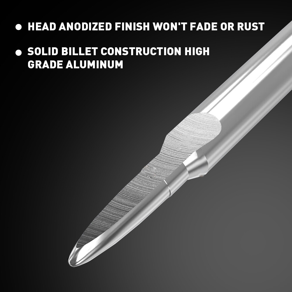 VMS FORD F150 F250 50 CAL CALIBER BULLET ALUMINUM SHORT ANTENNA CHROME SILVER