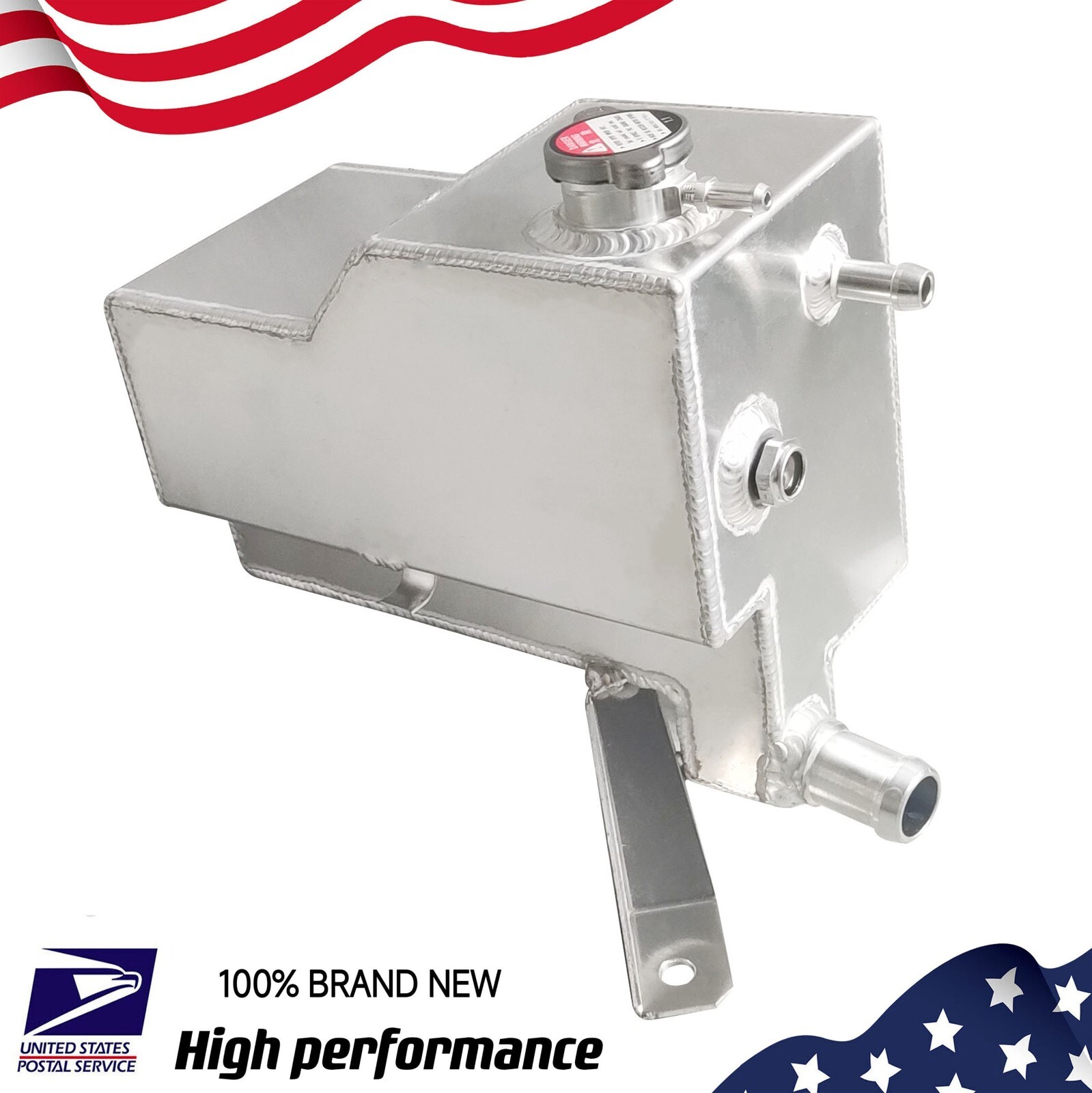 Aluminum Coolant Reservoir Tank For Chevy Silverado GMC Sierra 1500 Pickup