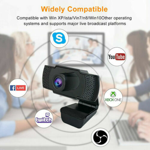 Gesma Full HD 1080P webcam with built-in microphone 30FPS For PC Laptop Desktop