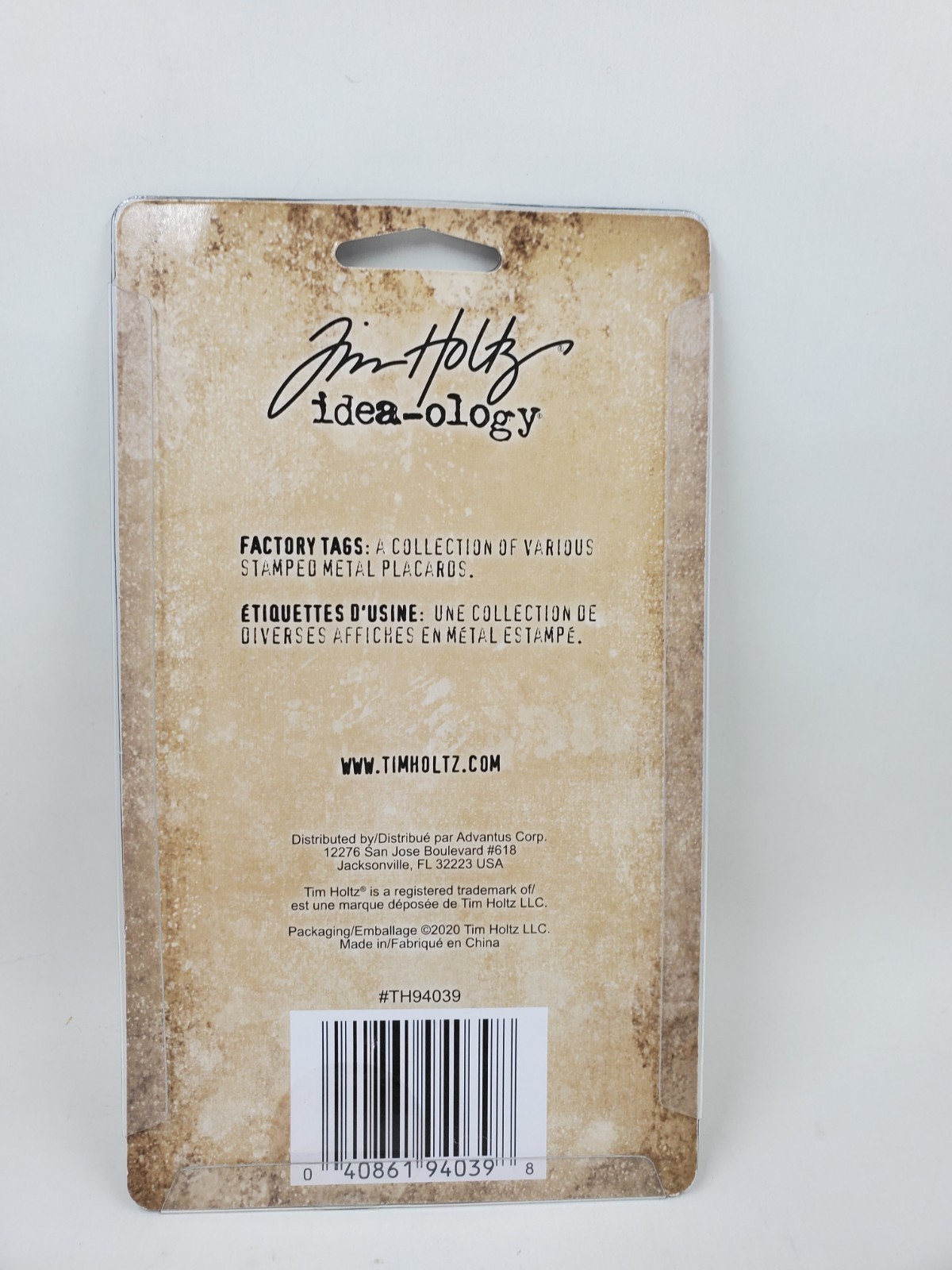TH4 Tim Holtz Idea-Ology Factory Tags, #TH94039 NEW