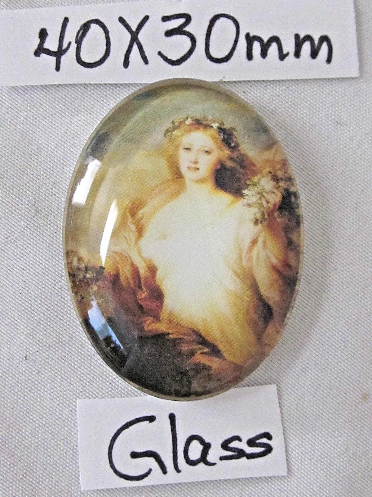 * SALE* VTG CAMEOS 40x30mm HUGE 17piece LOT JEWELRY RESIN FINDINGS REPAIR CRAFTS