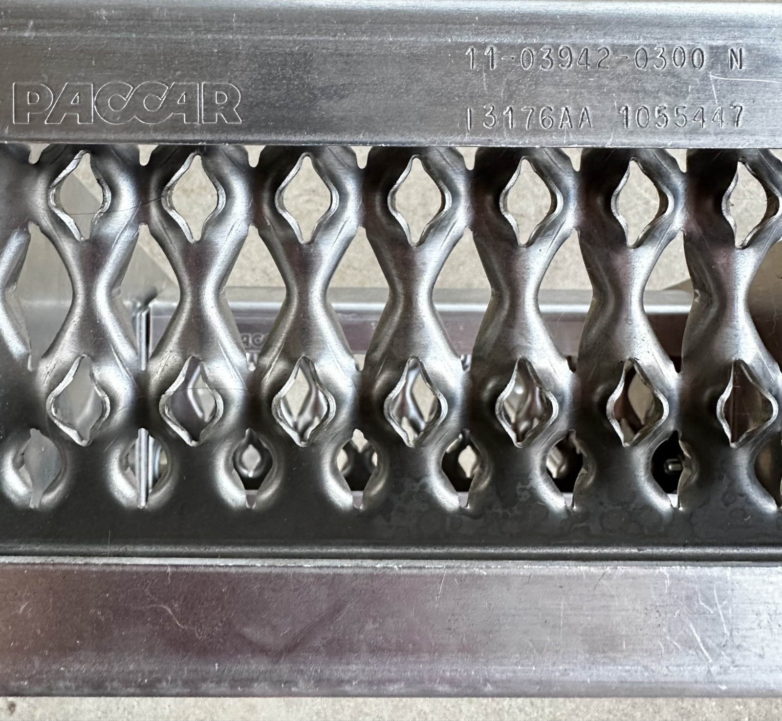 12" Aluminum Frame Step w/ Brackets | Fits Peterbilt Kenworth | New Take-Off