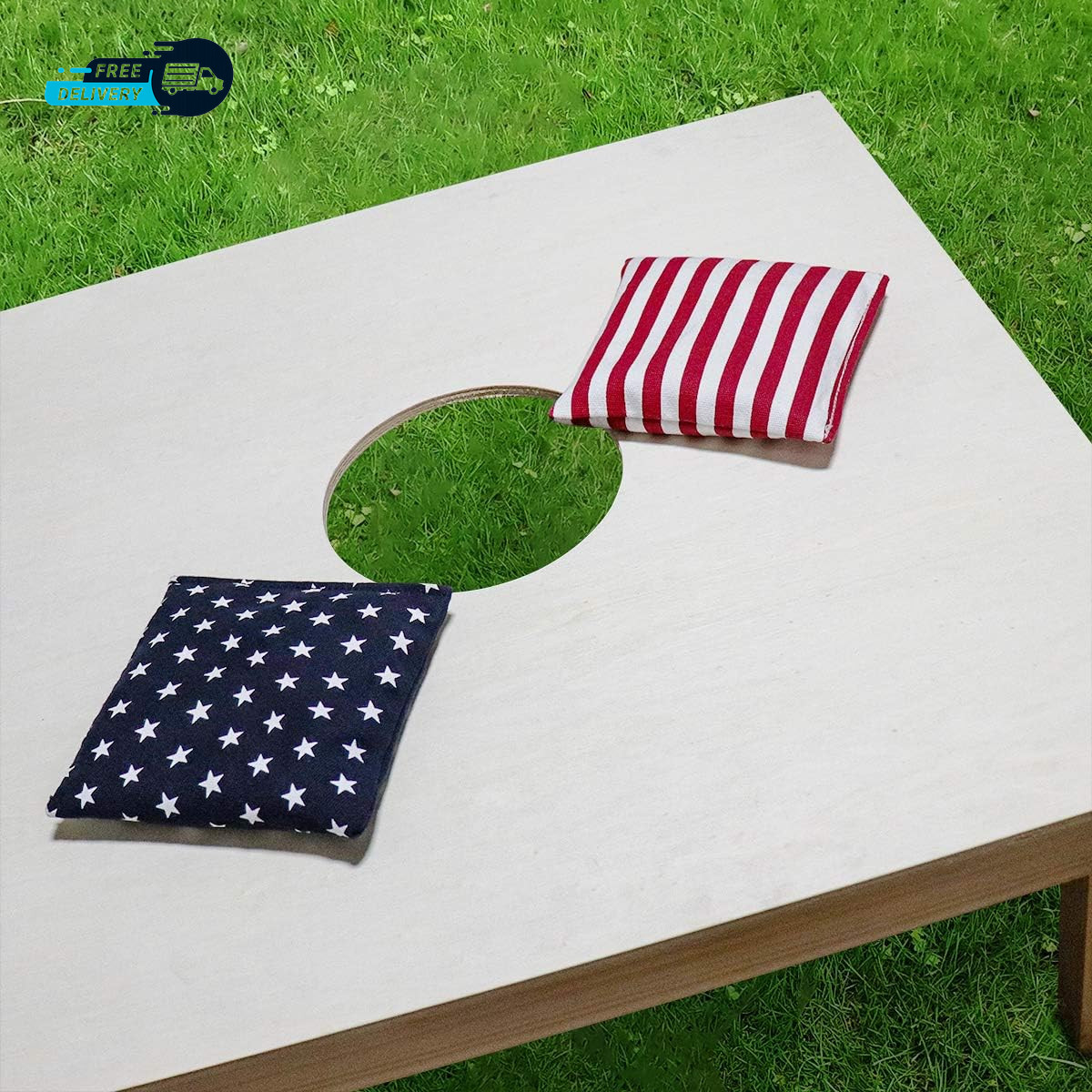 Cornhole Bags Set of 8 - Premium Corn Hole Bean Bags for Tossing - All Weather