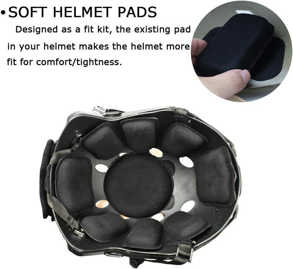 Universal Tactical Helmet Pads Motorcycle Helmet Replacement Foam Padding Kits