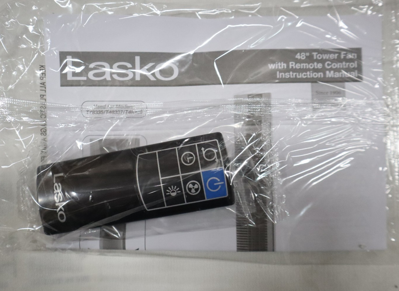 Lasko Ultra Air 48 Inch Tower Fan - Black (T48339)