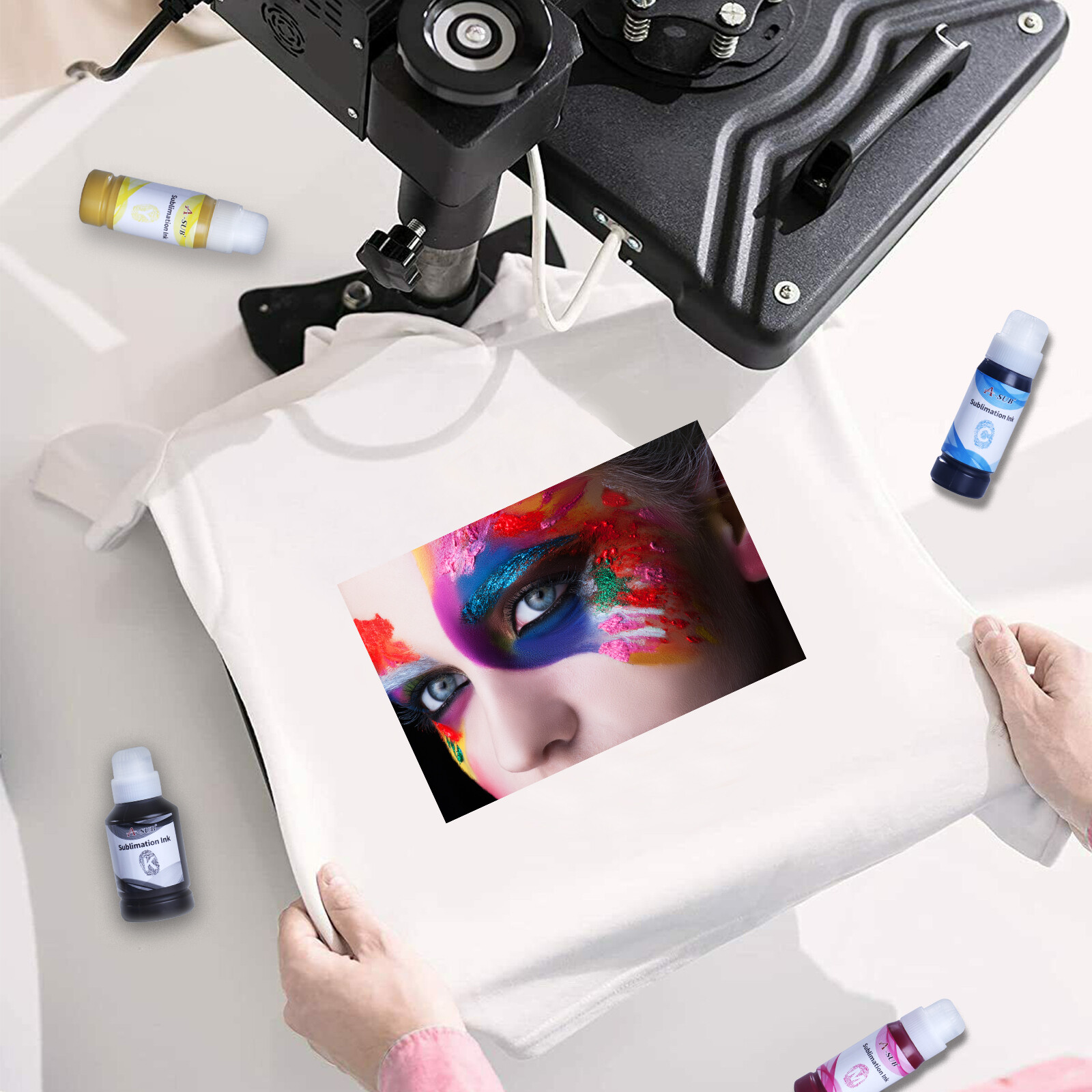 900ML A-SUB Sublimation Ink Fit for Ecotank ET 2400 2760 2720 2803 2850 2800