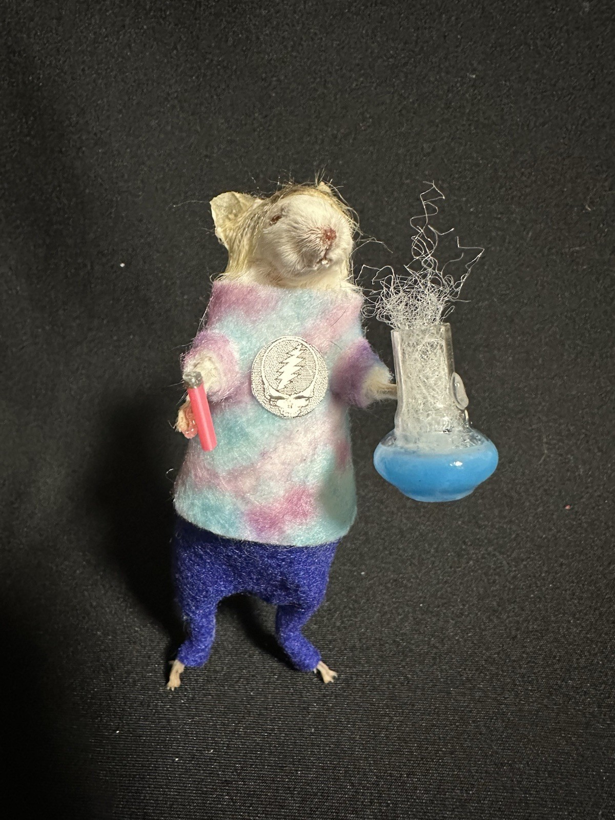 Taxidermy Mouse Stoner Hippie Mouse Oddities Curiosities Taxidermy Art
