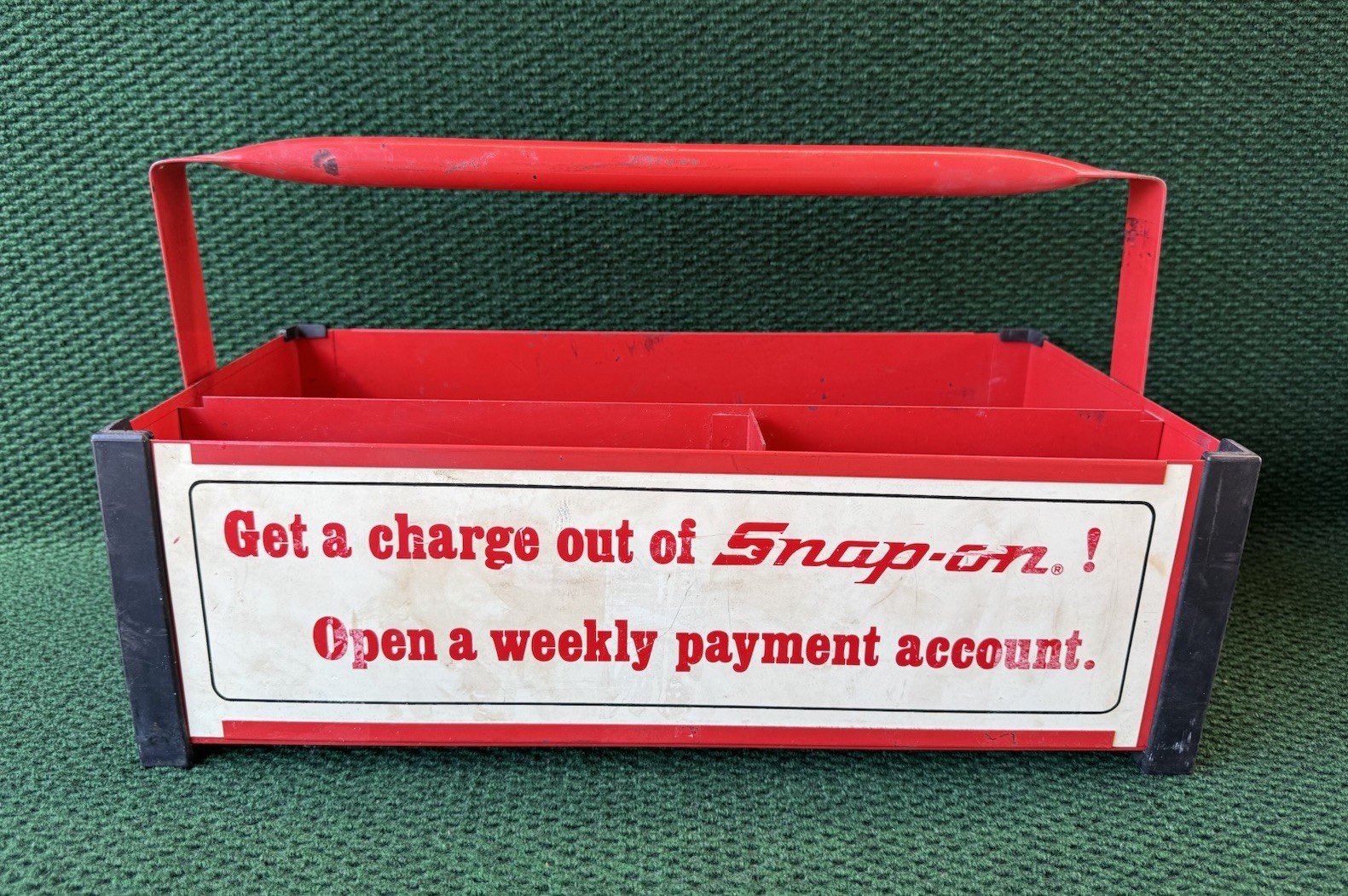 Vintage Snap-on Tool Dealer’s Caddy Tray Tote