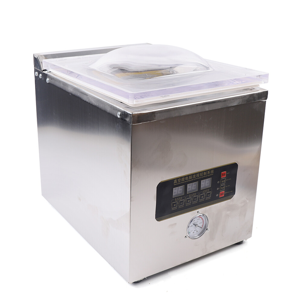 Vacuum Sealer Commercial Food Chamber Vacuum Sealing Packing Machine 360W 110V