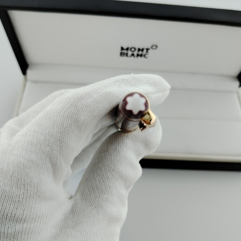 Montblanc Meisterstuck Classique Red Gold 164 Ballpoint Pen With Box & Refill