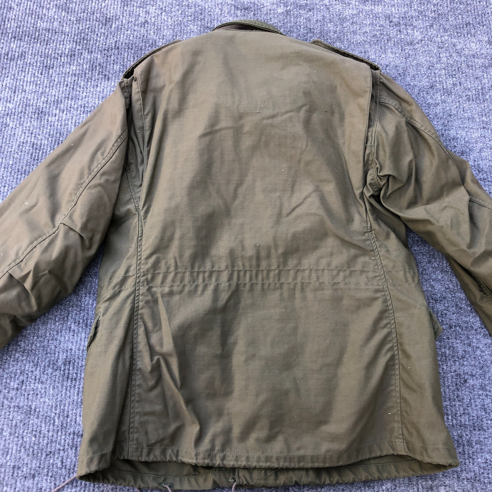 US Military Jacket Men Medium Regular OG 107 Field Coat Cold Weather Paint