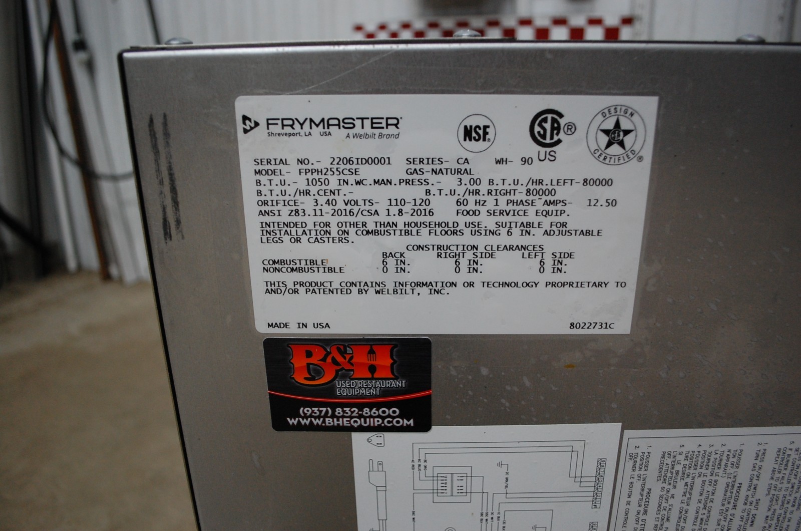 Frymaster FPPH255CSE Natural Gas 50 LB 2 Vat Double Fryer w/ Filter 2022 Model