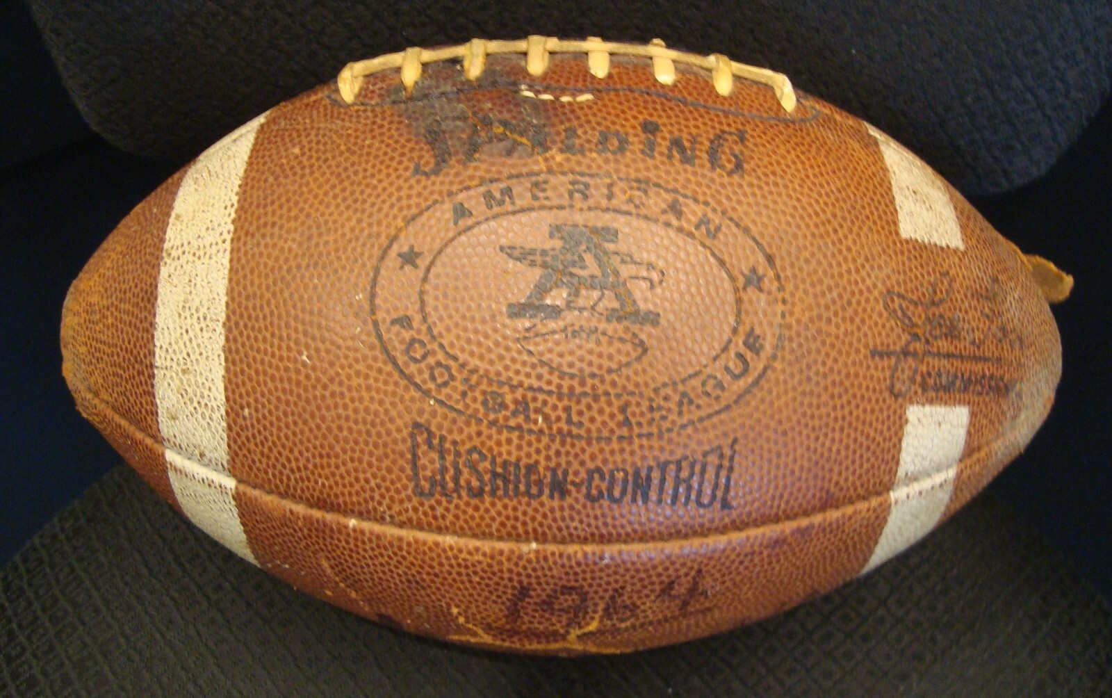 1964 New York Jets Game Used Spalding AFL (Joe Foss) Football