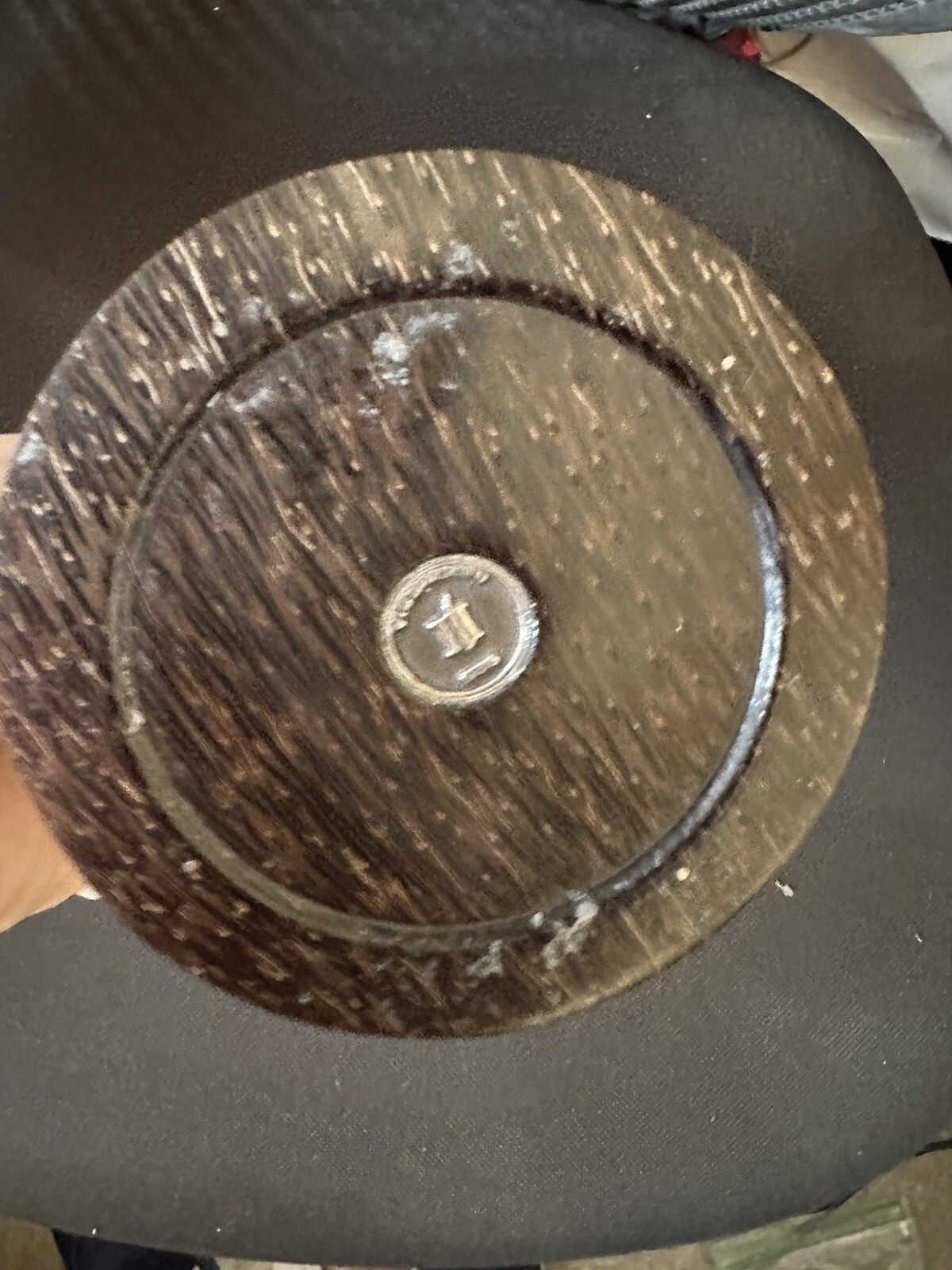 VINTAGE JOHN HARD STERLING WOODEN CANDLESTICK CANDLE HOLDER!!