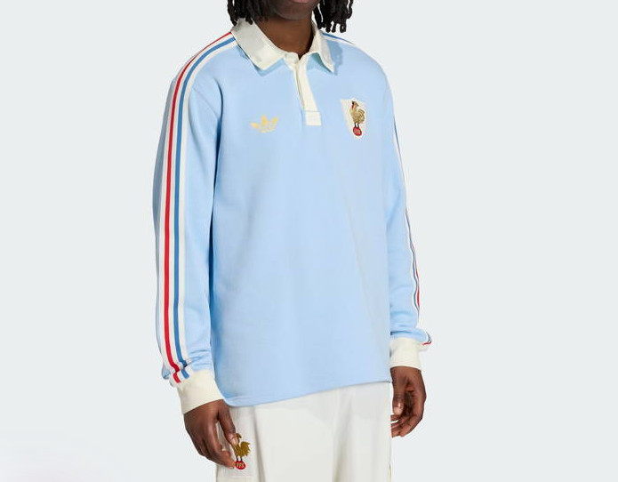Adidas France Rugby 120th Anniversary Crunch Heritage Jersey JP Size M-3XL