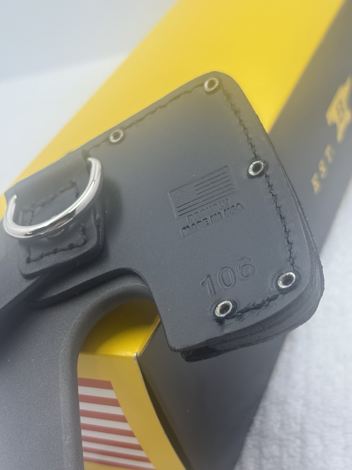 Buck 0106BRS1-B Compadre Axe With Leather Sheath NIB Made In USA Discontinued