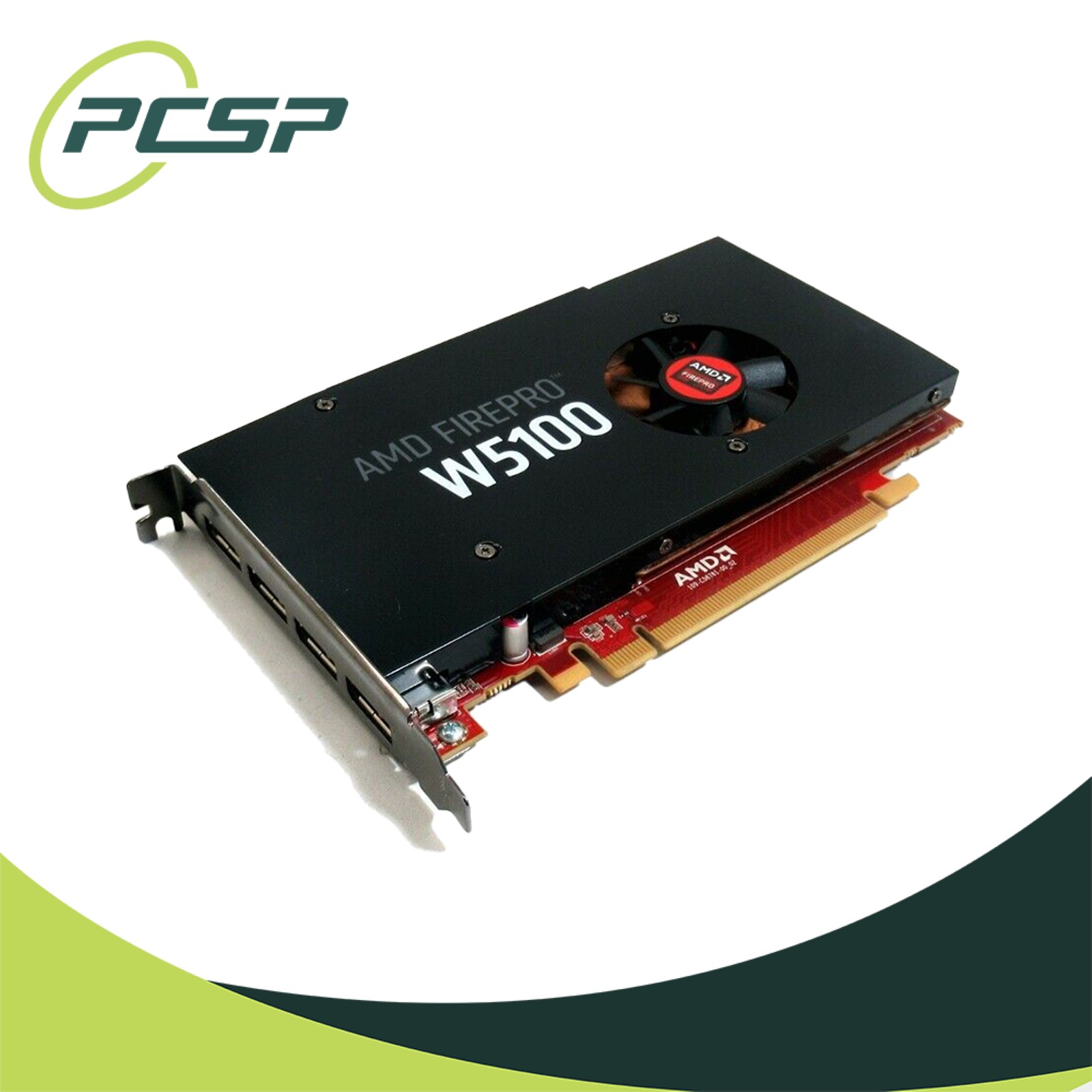 Dell AMD FirePro W5100 4GB GDDR5 Quad Port Workstation Video Graphics Card W2C47