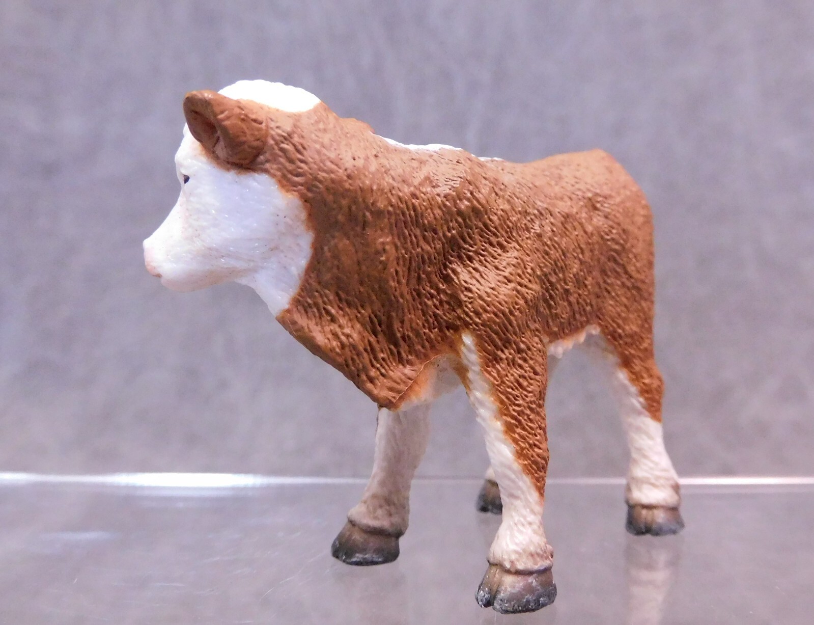 CollectA NIP * Hereford Calf * 88236 Breyer Baby Beef Cow Model Toy Figurine