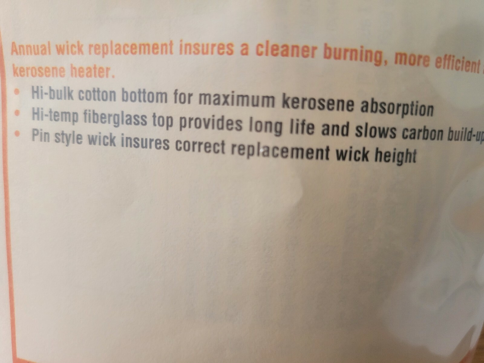 PERFECTION 500 WICK ....* 100% COTTON WICK * KEROWORLD 27540 - w/CLEANING BRUSH