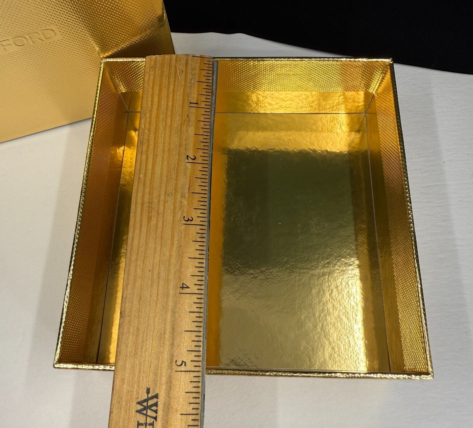 Tom Ford Gold Empty Gift Box - New!!!