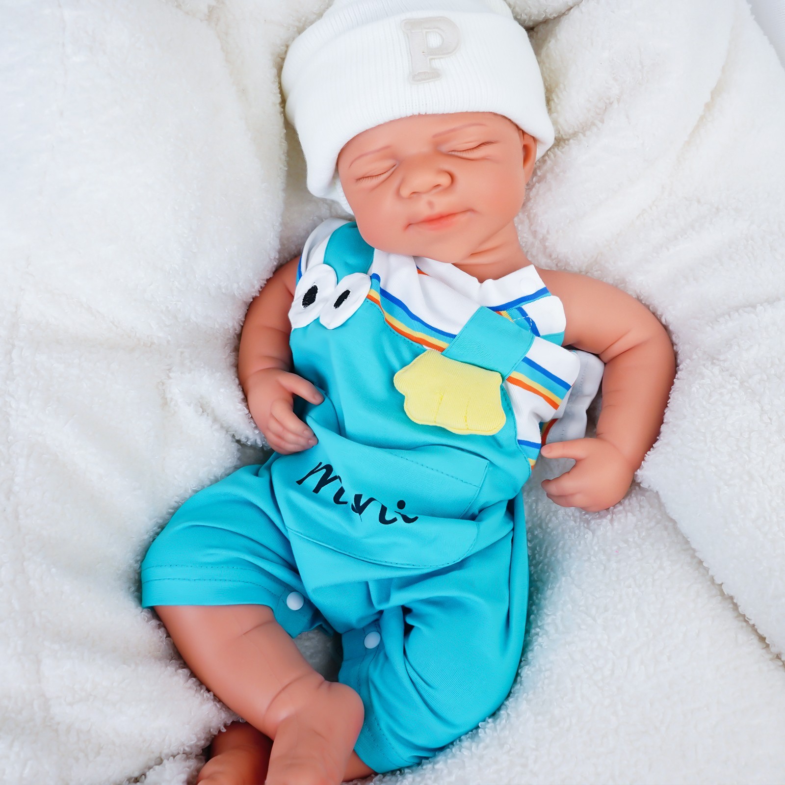 19.68'' solid silicone doll silicone reborn doll silicone boy doll toys gifts