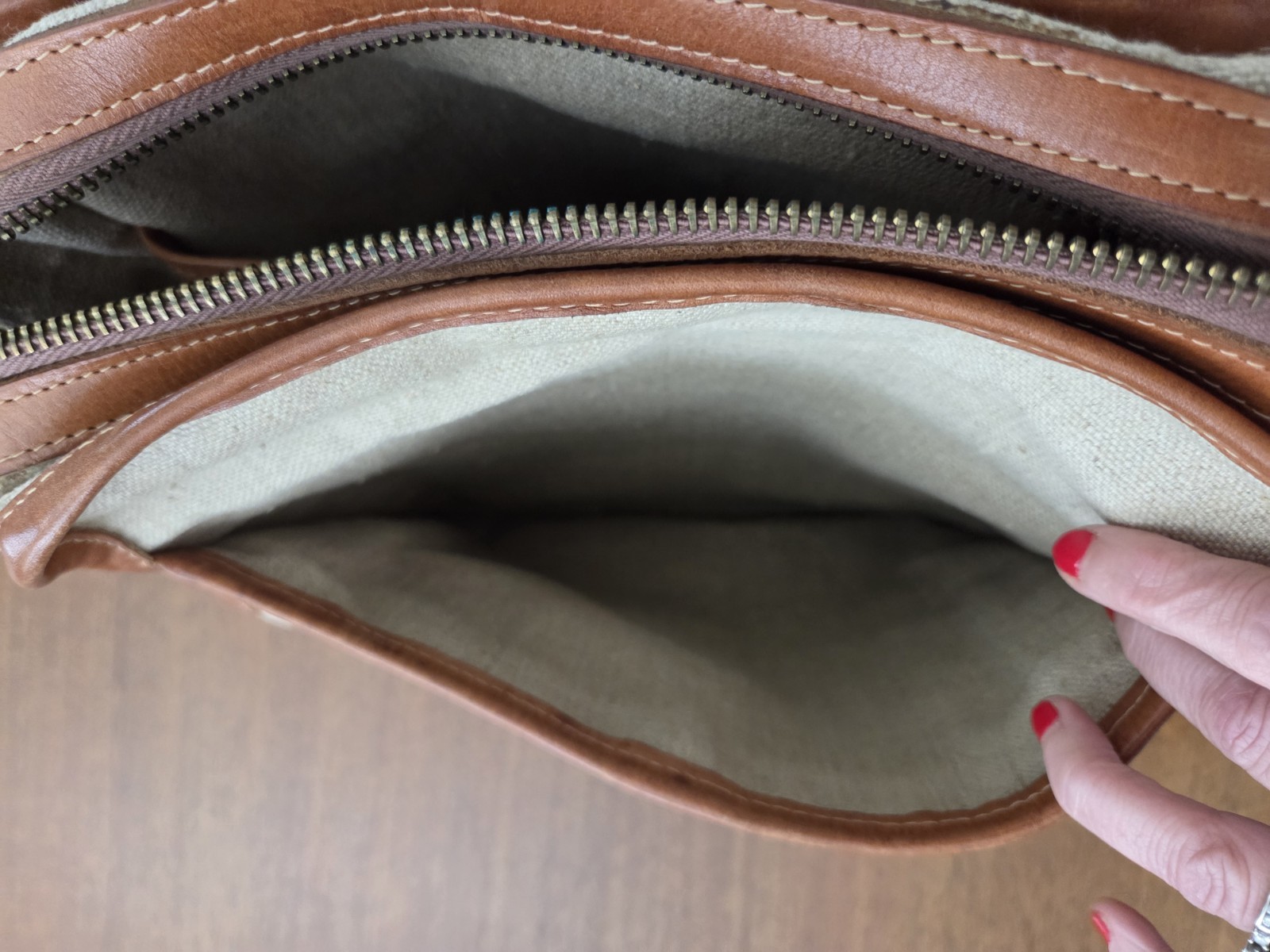 Vtg Canvas Crossbody Messenger Bag Satchel Military Safari Indiana Jones