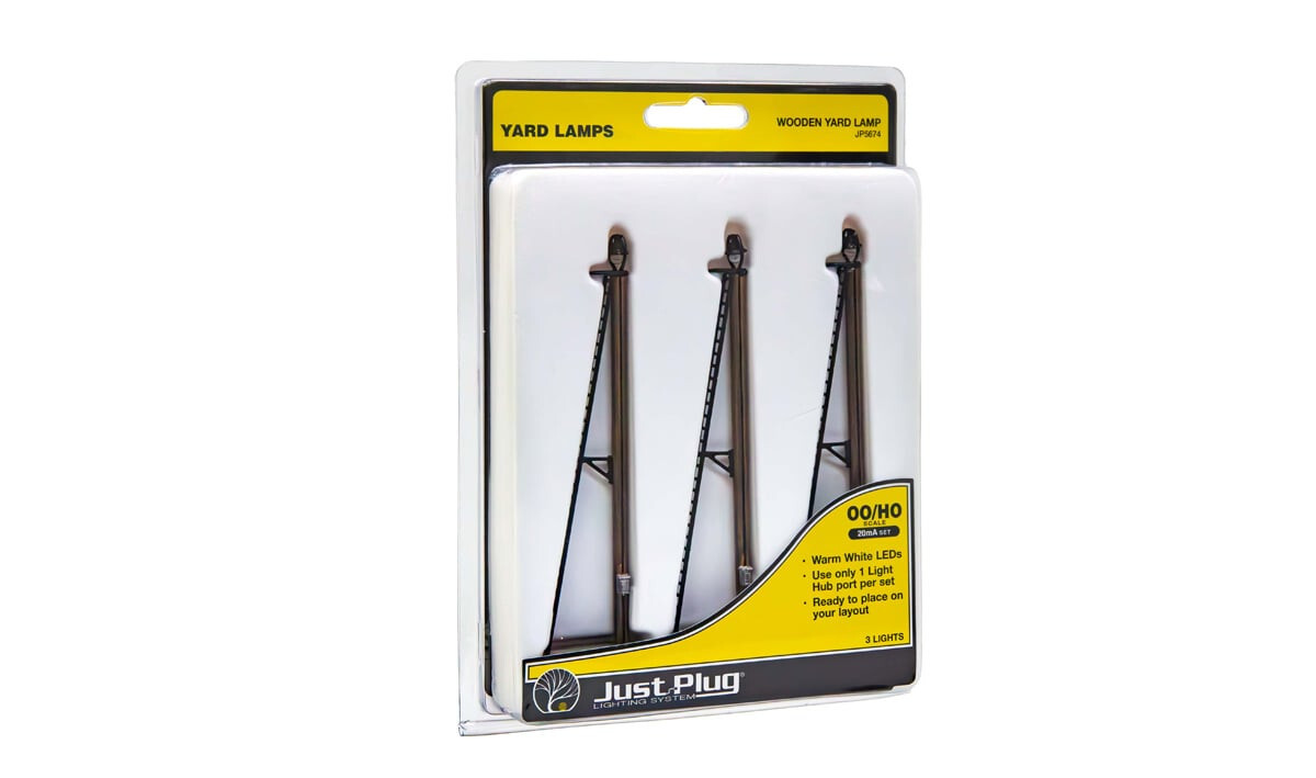 Woodland Scenics 5674 HO Scale Wooden Yard Lamps