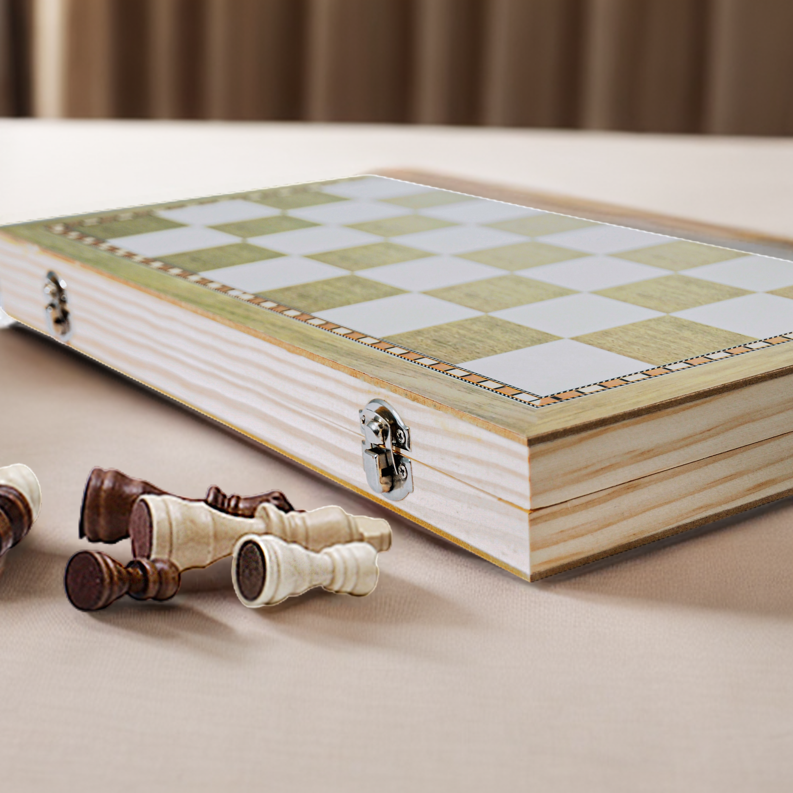 Chess Set Checkers Backgammon Chess Board Games for Kids Travel Game Set Ages 6+