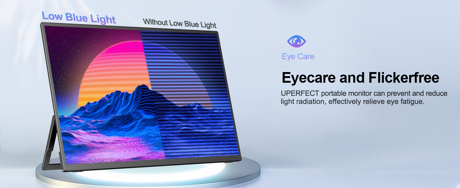 120Hz Gaming Monitor Portable Monitor 18.5" 1920*1080 Freesync Screen HDR FHD
