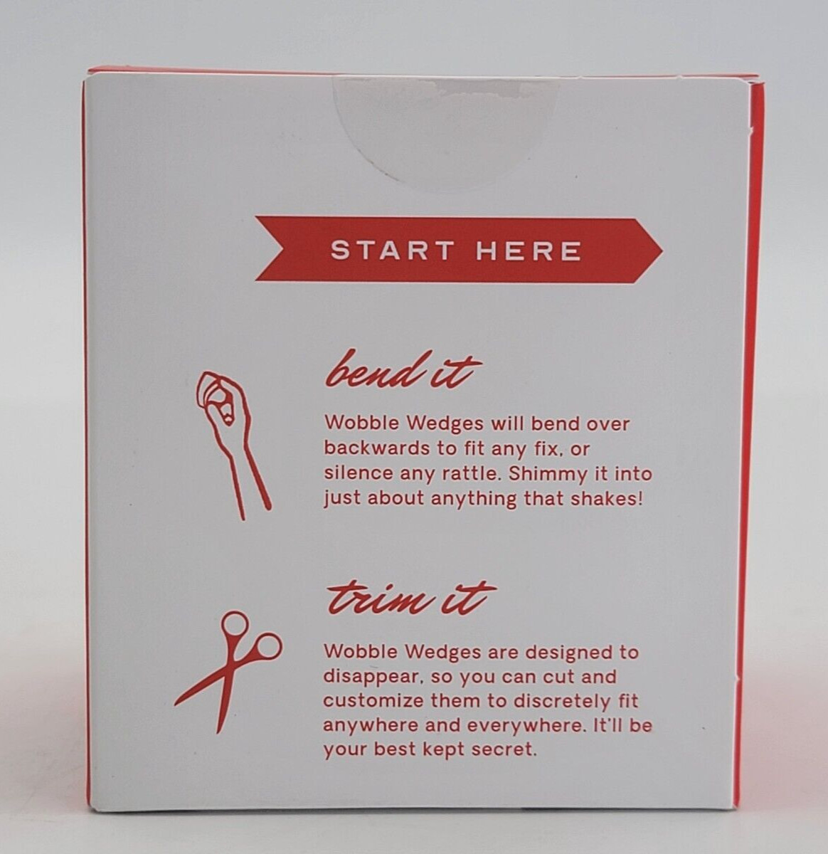 (30 Pack) Wobble Wedge Tapered Black Flexible Soft Multi-Use Wedge Stabilizer