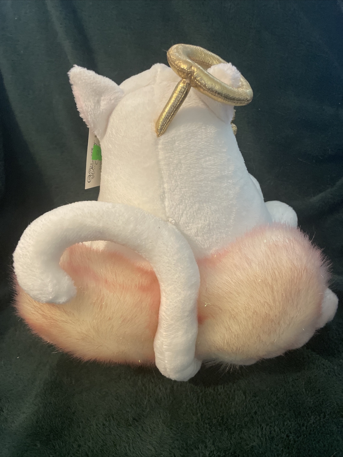 Vtg WhimsiClay Whimsy Clay Amy Lacombe ~10" ANGELICA Angel Cat Plush Stuffed