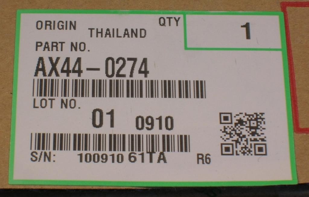 Genuine Ricoh AX44-0274 (AX440274) Heat Lamp - 116 Volts: 700W/500W