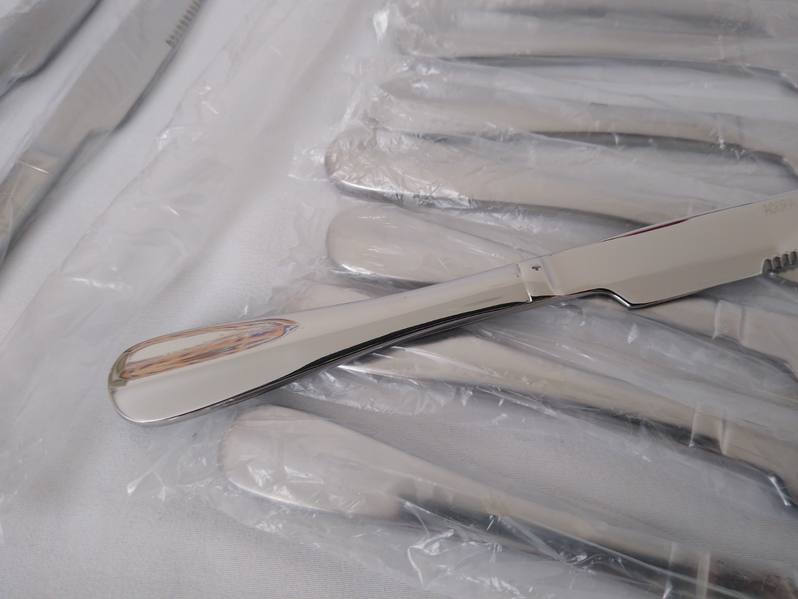 Acopa 18/0 Stainless Steel 9" Steak Knife 12 Pack Benson / Brigitte Flatware