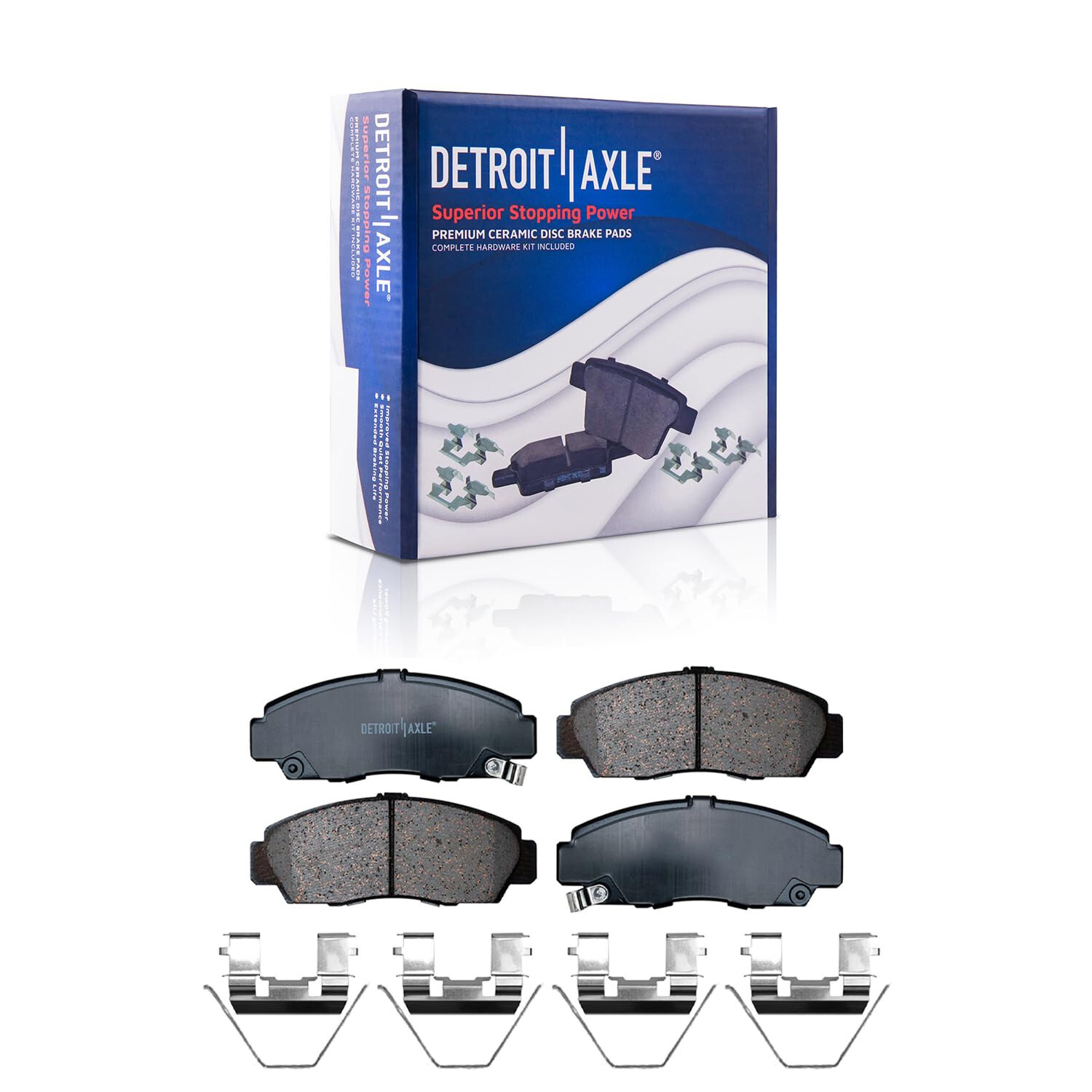 Front Rear Drilled Rotor Ceramic Brake Pad for 2003-2007 Acura TSX Honda Accord