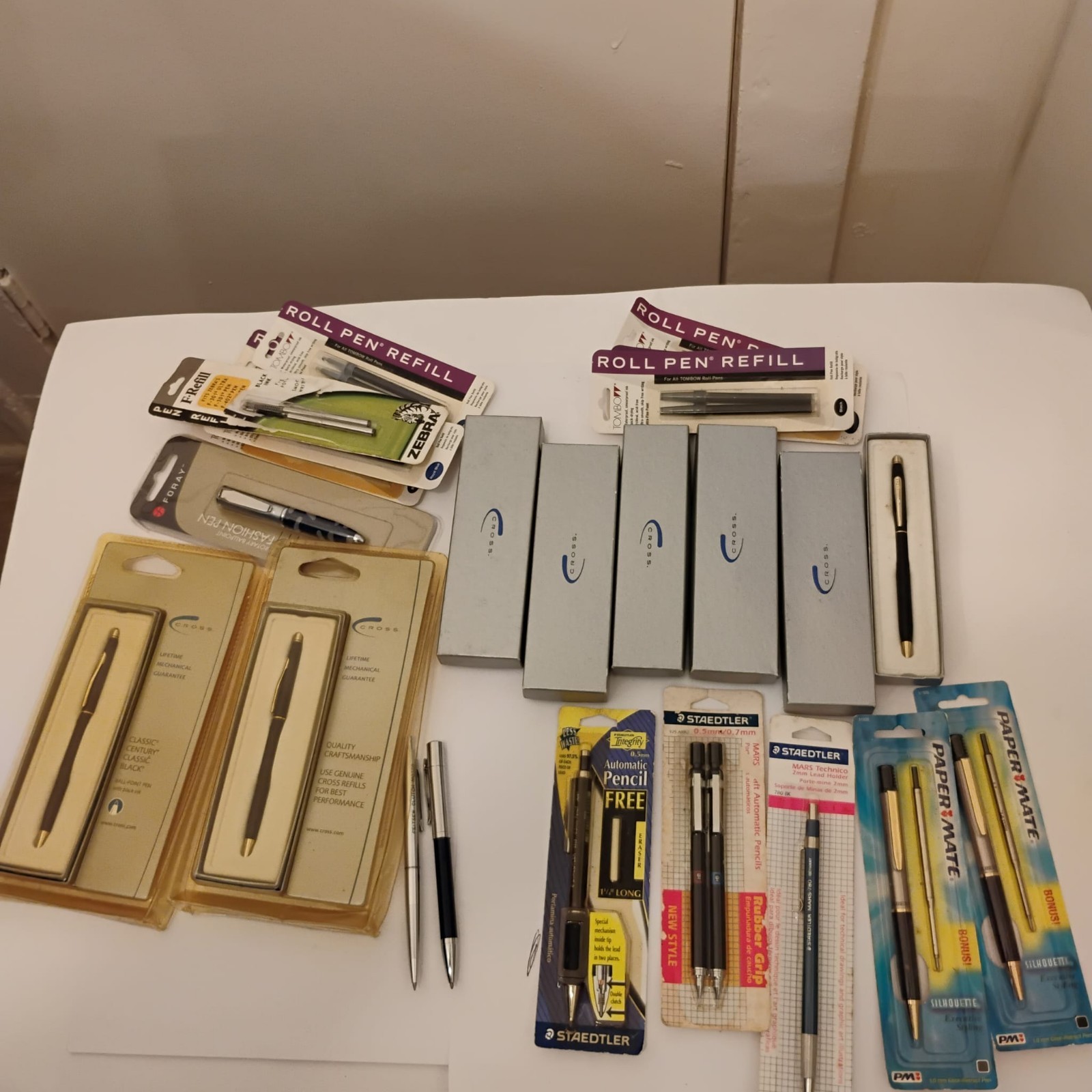 Cross Tombow Pilot vintage pens lot, used, free shipping