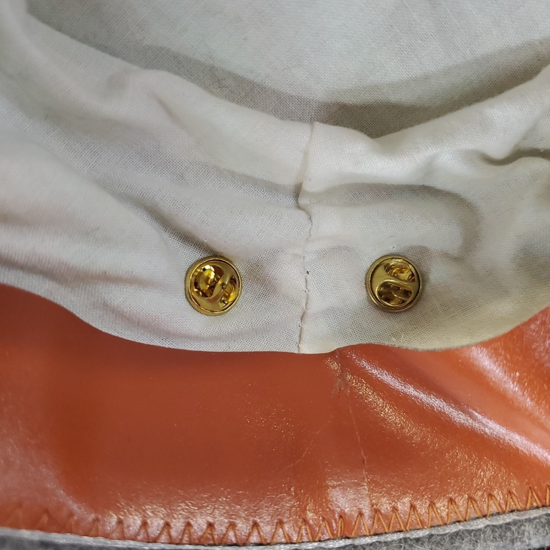 Reproduction Civil War CS CSA Kepi Campaigner Quality Wool Hat With Pin VGC