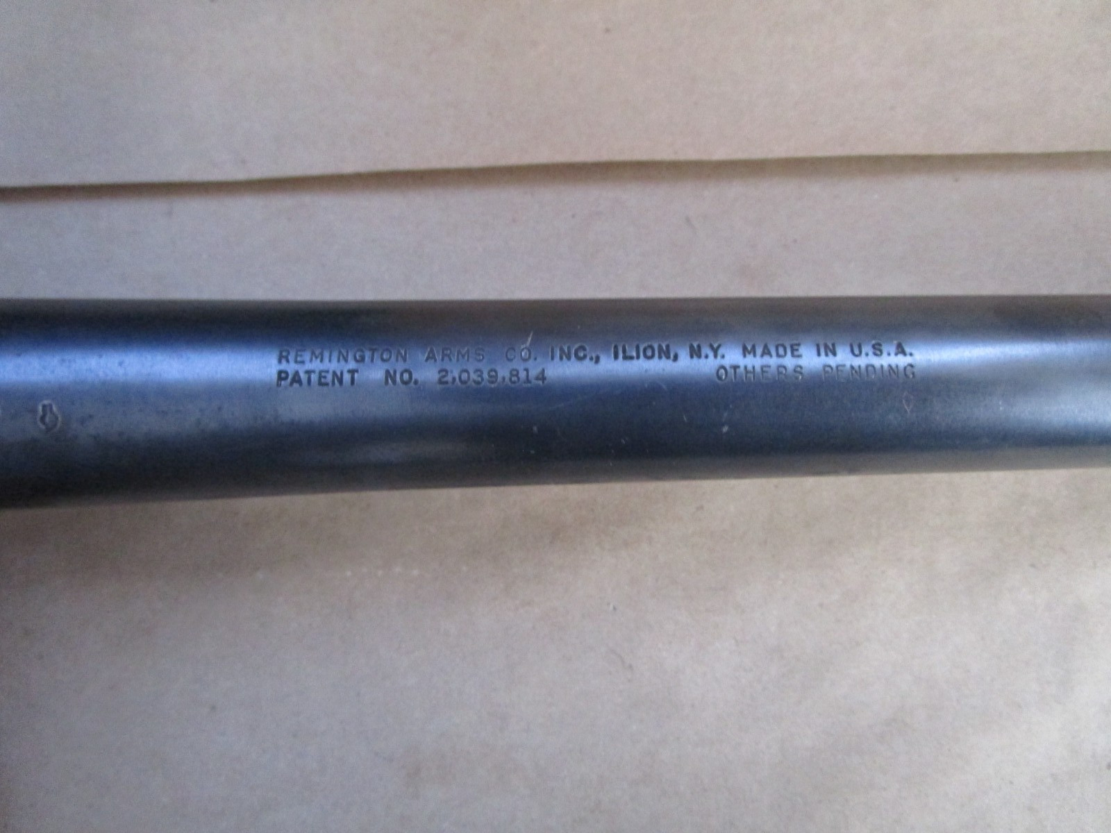 Remington 870 12GA 25.5 inch Plain shotgun barrel with Lyman Cutts installed