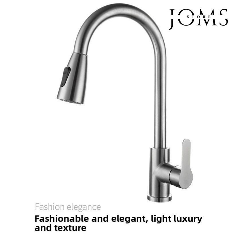 Llave De Agua Para Cocina Con Rociador Extraible Grifos Fregadero Lavamanos