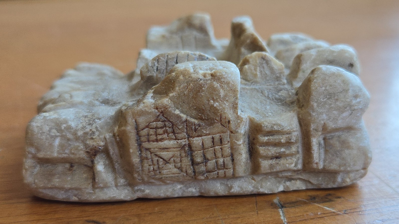 Antique Andean Carved Stone Illa Talisman Amulet Pre-Columbian Peru Andes