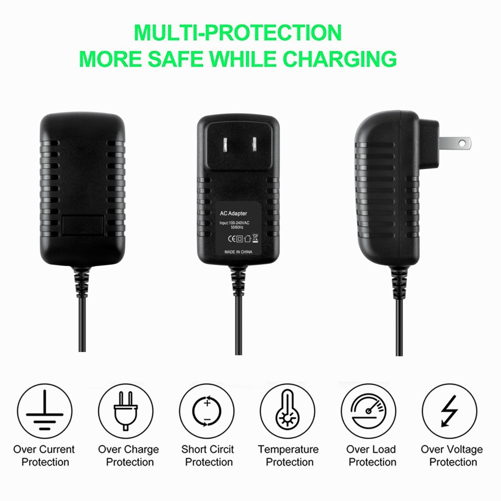 6 Volt Battery Charger Fits for Ride On Toys 6V Kids Ride On Car Charger