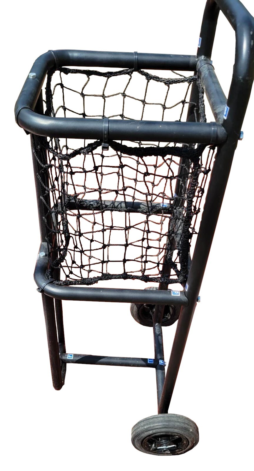 Jones Sports Ball Caddy Cart for Pitching Machines. Baseball, Softball, Cricket.