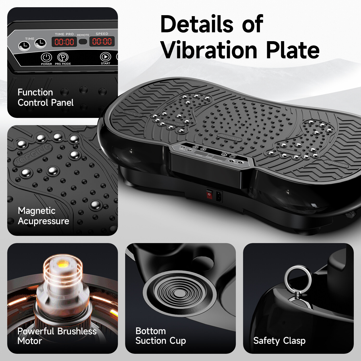 Vibration Platform Plate Whole Body Exercise Fitness Massager Machine Slim