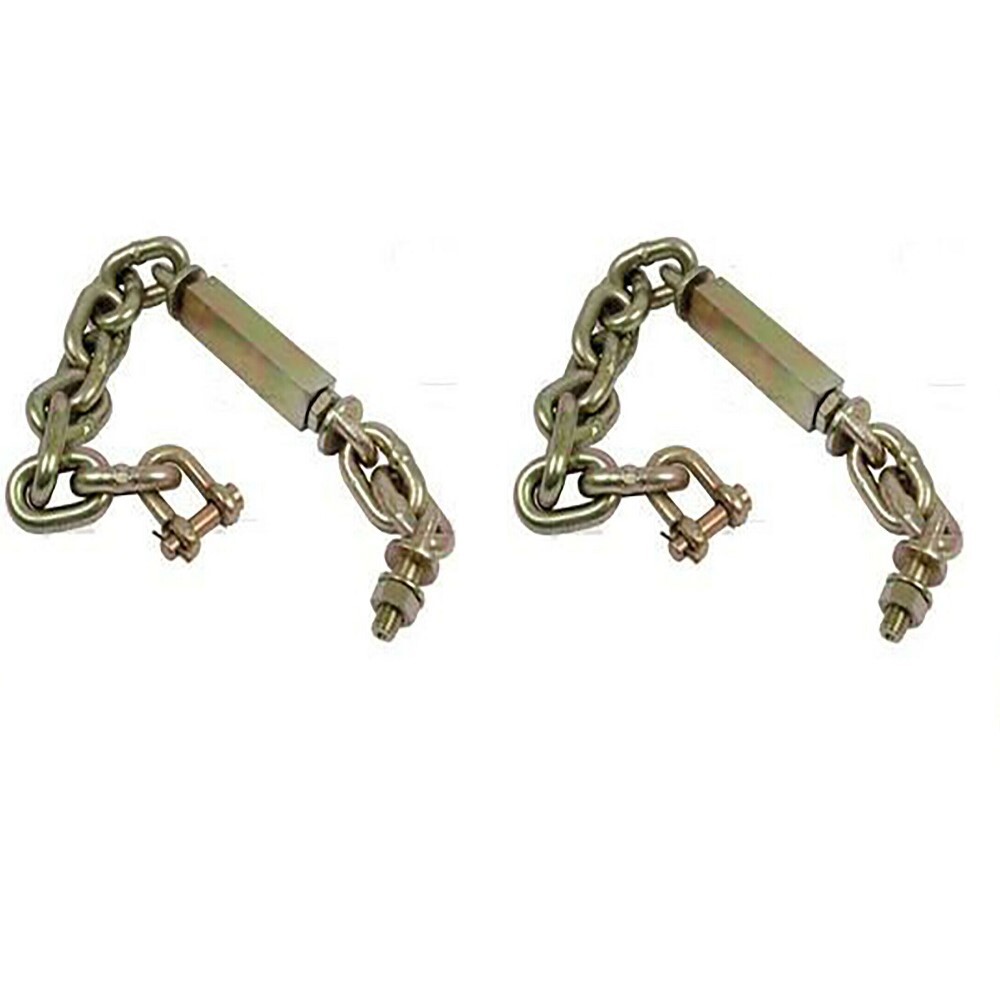 2 Universal 3 Three Point Hitch Chain Stabilizer Turnbuckle Sway