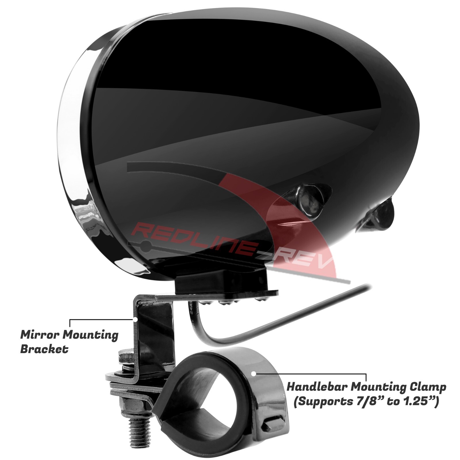 Waterproof Bluetooth Motorcycle ATV 4 Wheeler Audio Stereo Speakers System Radio