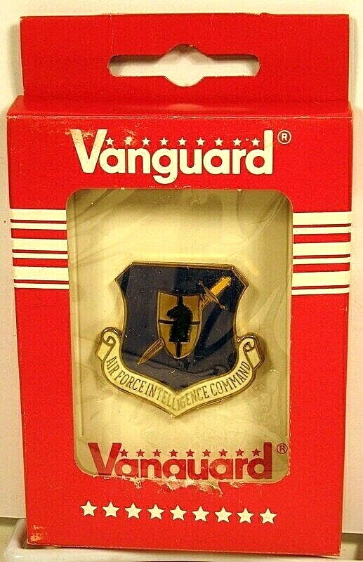 USAF Air Force Intelligence Command Beret Insignia Badge Crest Pin Full Color