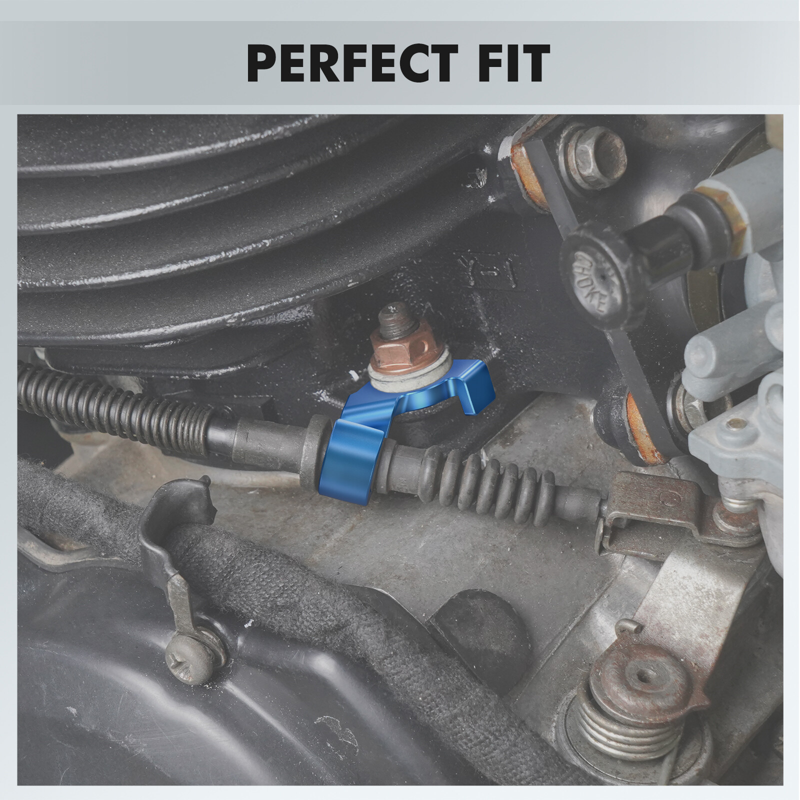 Aluminum Clutch Cable Bracket Holder For Yamaha Blaster 200 Special Edition Blue