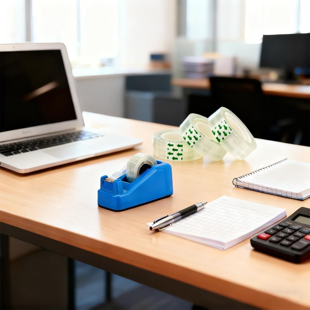 Clear Transparent Tape Rolls 3/4" x 1000" Dispenser Refill 12 Tape Rolls Scotch